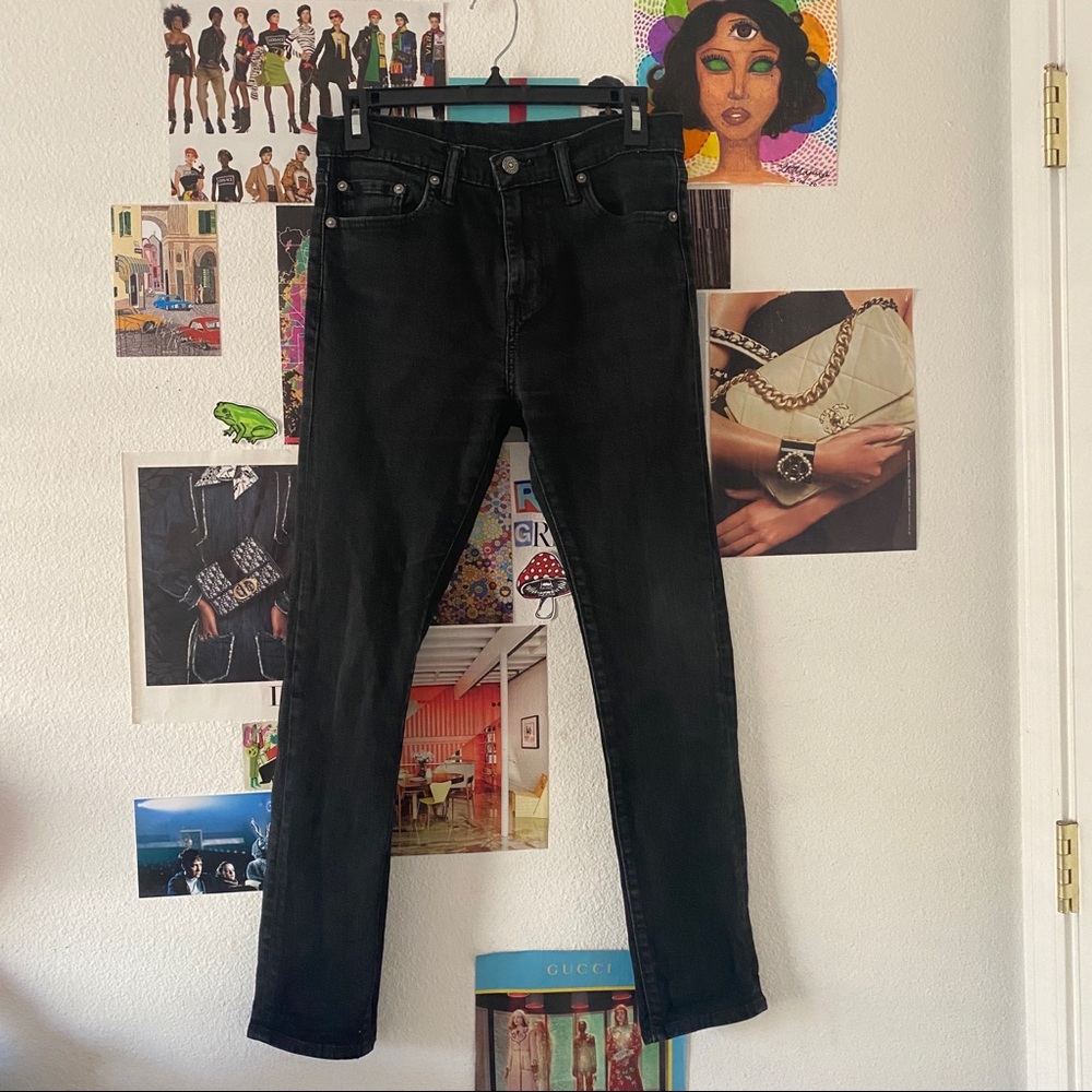 black levi’s skinny jeans